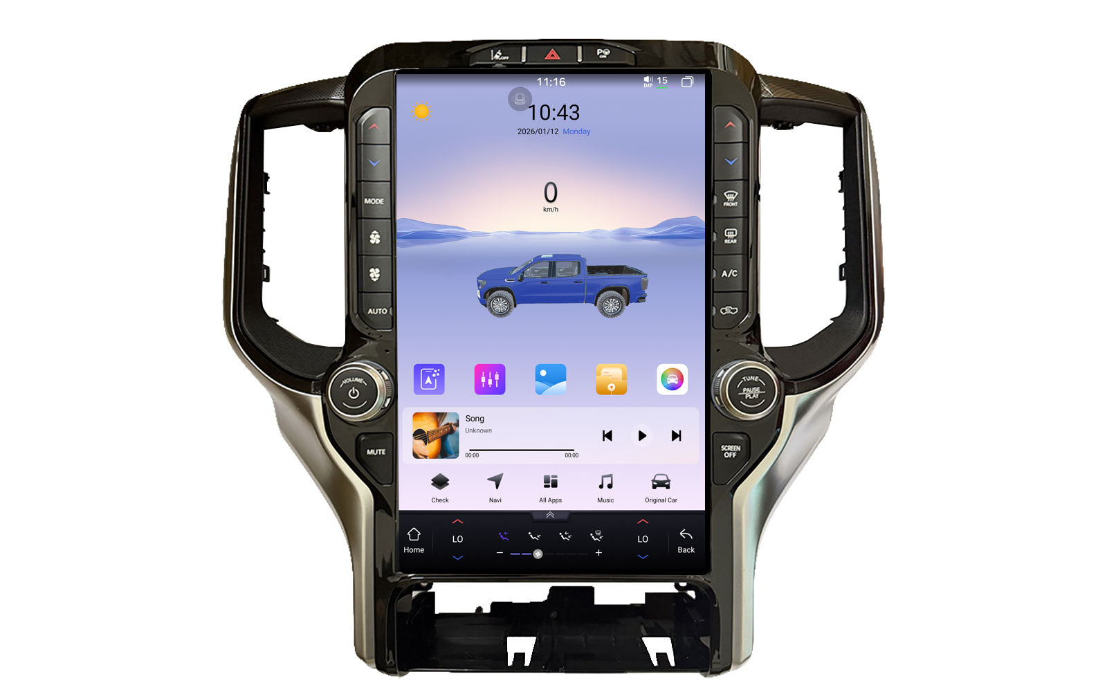 V7 Pro Dual 15-Inch Mega Screen Setup for Dodge RAM 1500 / 2500 / 3500 | Tesla-Style Upgrade